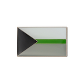 Demiromantic Pride Rectangle Enamel Pin Pin PRIDE MODE